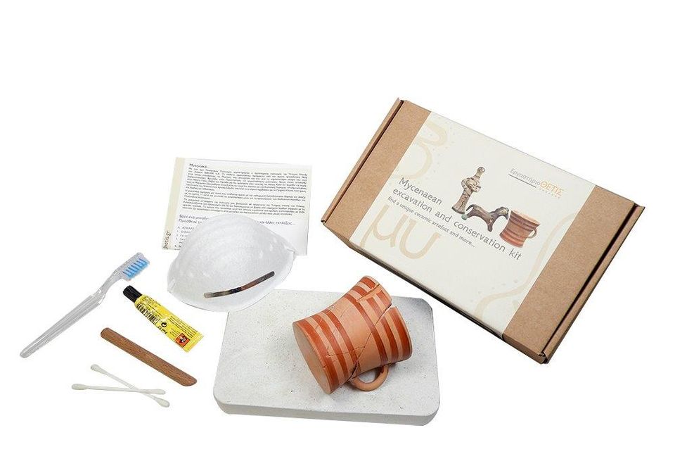 Mycenaean Mug Excavation& Conservation Play set 2 Mycenaean Mug Excavation& Conservation Play set